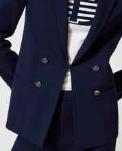 Load image into Gallery viewer, Twinset Navy Blazer with oval T  Bullons
