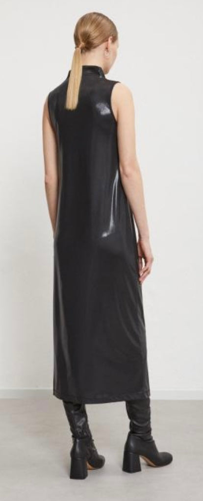 Ottod’Ame Black Metallic long Dress