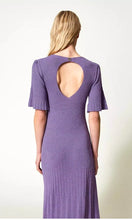 Load image into Gallery viewer, Twinset Hyacinth Purple Long Lurex Knit Dress
