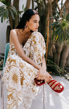 Load image into Gallery viewer, Beatrice B Gold Zodiac Slip Dress
