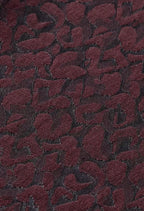 Scotch & Soda One Shoulder Burgandy Leopard Print Mini Dress