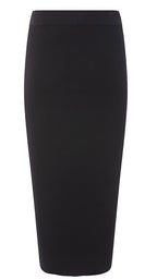 RDF Black Pencil Knitted Skirt