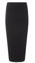 Load image into Gallery viewer, RDF Black Pencil Knitted Skirt
