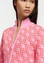 Load image into Gallery viewer, Essentiel Antwerp Pink Jacquard Zippy Jacket
