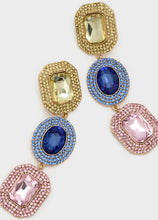Load image into Gallery viewer, Nali Triple Crystal Long Earring
