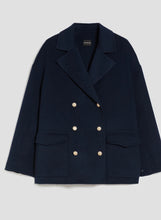 Load image into Gallery viewer, PennyBlack Navy Double Faced Wool Pea Coat
