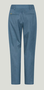 RDF Blue Wool mix Straight leg Trousers
