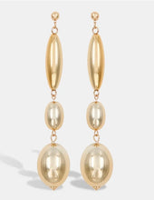 Load image into Gallery viewer, Essentiel Antwerp Gold Tone Droplet Earrings
