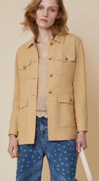 PennyBlack Camel Safari Style Fluid Jacket