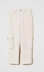 TWINSET Ivory / Cream Combat Trousers