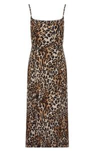 Beatrice B Leopard Print Duchesse Dress