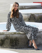 RDF Black & White Ella Pants