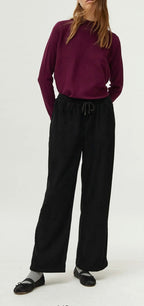 Compania Fantastica Black Cordoroy Palazzo Pants