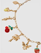 Load image into Gallery viewer, Nali Gold Fruit Charm Necklace
