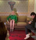 Scotch & Soda Green Sequin Shift Dress