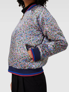 Scotch & Soda Printed Reversible Bomber Jacket Multicolor