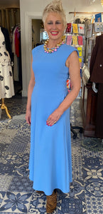 Essentiel Antwerp Blue Maxi-Length Dress