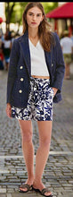 Load image into Gallery viewer, Pennyblack Navy Basketweave Double Breasted Blazer
