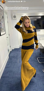 Essentiel Antwerp Bronze Maxi Satin Slip Skirt