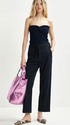 Essentiel Antwerp Pink Metallic Shopper Bag