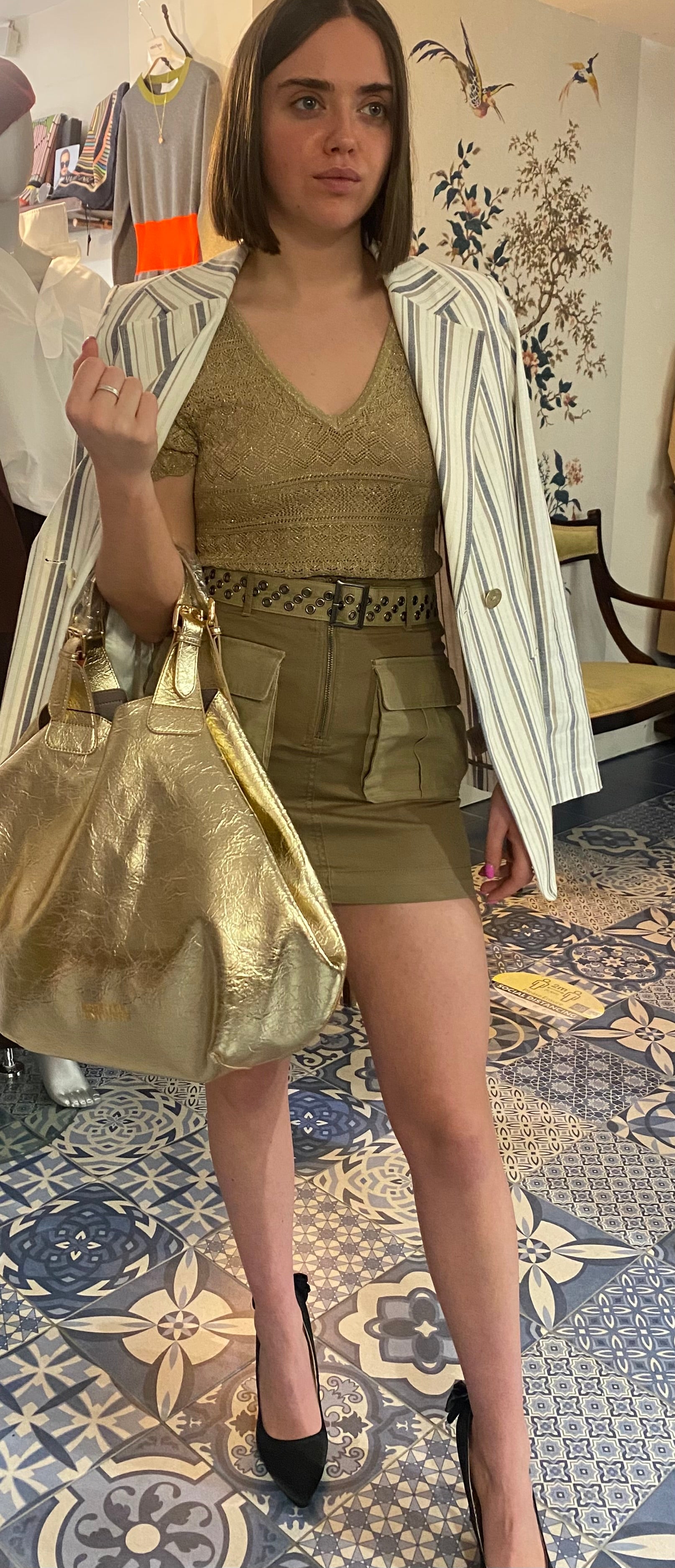 Scotch & Soda Linen Blend Stripe Blazer