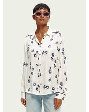 Load image into Gallery viewer, Scotch &amp; Soda Slim fit piped shirt | Women
