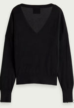 Load image into Gallery viewer, Scotch &amp; Soda Black Fine Knit Sweater with Sequins
