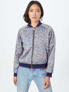 Scotch & Soda Printed Reversible Bomber Jacket Multicolor