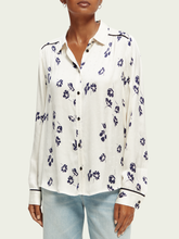 Load image into Gallery viewer, Scotch &amp; Soda Slim fit piped shirt | Women
