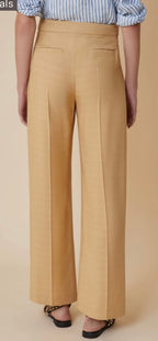 PennyBlack Camel Wide Leg Fluid Trousers