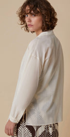 PennyBlack Vanilla Cotton Voile Shirt