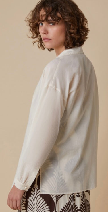 PennyBlack Vanilla Cotton Voile Shirt