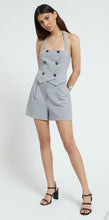 Load image into Gallery viewer, Ottodame Dove Grey Halterneck Top
