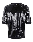 Twinset Milano Black Sequins Sweater