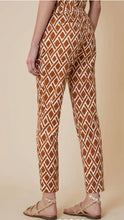 Load image into Gallery viewer, PennyBlack Tobacco Slim Fit Cotton Satin Trousers

