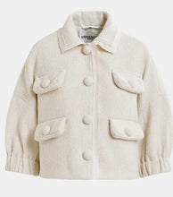 Load image into Gallery viewer, Essentiel Antwerp Off-White Oversized Jacket with 3/4 length voluminous sleeves
