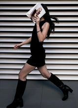 Load image into Gallery viewer, Otto’dame Black Short Shift Dress
