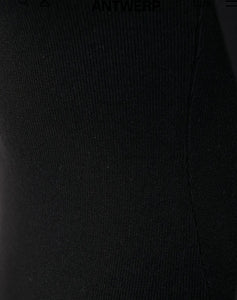 Essentiel Antwerp Black Jersey  with  Asymmetrical Neckline