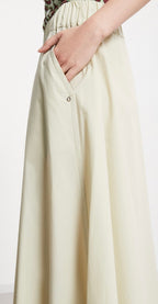 Ottodame Mint Green Poplin Cotton Cullottes