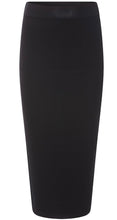 Load image into Gallery viewer, RDF Black Pencil Knitted Skirt
