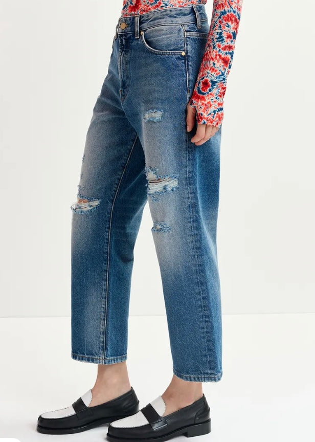Essentiel Antwerp Distressed Boyfriend Jeans