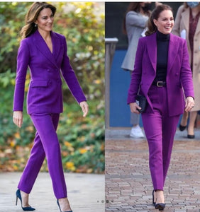 RDF Purple No-Button Blazer