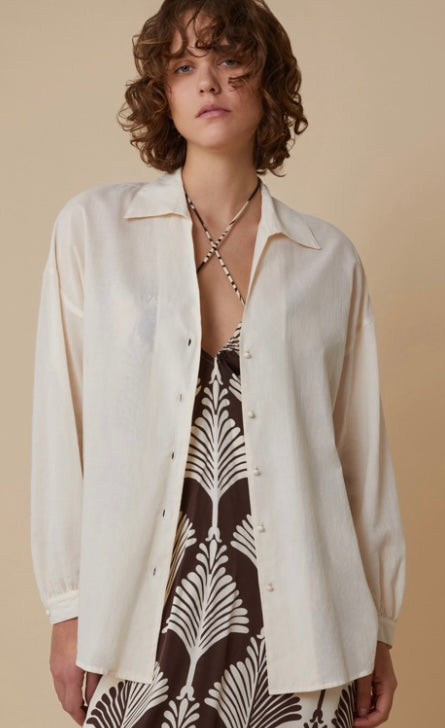 PennyBlack Vanilla Cotton Voile Shirt