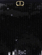 Twinset Milano Black Sequins Sweater