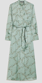 PennyBlack Mint Green Equestrian Print Shirt Dress