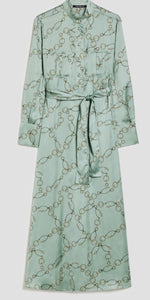 PennyBlack Mint Green Equestrian Print Shirt Dress