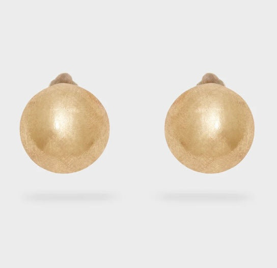 Nali Gold Sphere Clip-On Earrings
