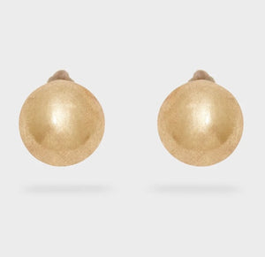 Nali Gold Sphere Clip-On Earrings