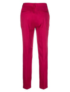 Scotch & Soda straight-leg tailored raspberry pink trousers