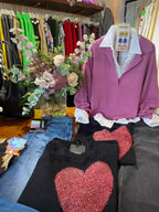 Otto’dame Rose Pink Cashmere Blend Jumper with Collar